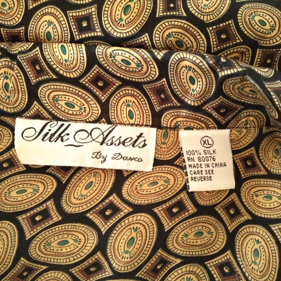 Dance Silk Men's PJ Top - Picture 4 of 4